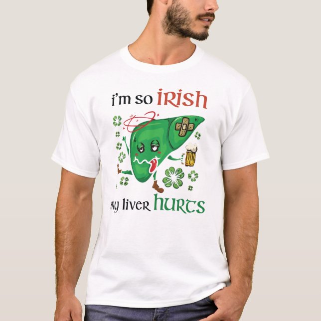 Så iriska min lever ontr t shirt (Framsida)