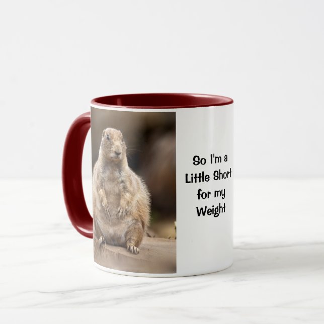 Så jag är en liten Kort för min vikt Mugg (Framsida vänster)