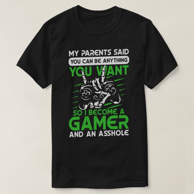 Så jag blir en arcade-spelarpresent t shirt (Design framsida)
