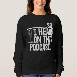 Så jag hörde på den här podradioken Kvinnor Karaok T Shirt
