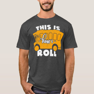 Så jag kör buss chaufförer buss pension pensionäre t shirt