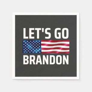 så kan vi gå med brandon och gå med brandon pappersservett