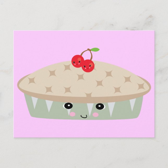 så kawaii cherpaj vykort (Framsida)