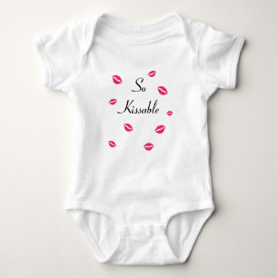 Så Kissable White Bodykostym T-shirt