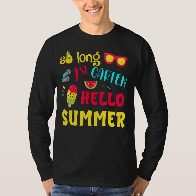 Så lång 1:a Klass-Hejen, sommarstugan Gra förra da T Shirt (Framsida)