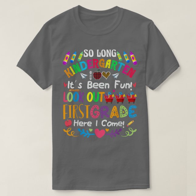 Så lång dagis här i kom 1 klass Regbow G T Shirt (Design framsida)