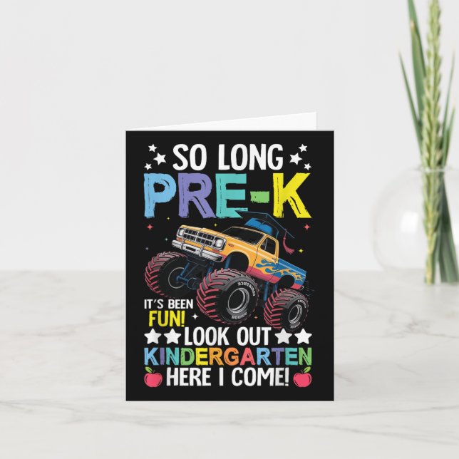 Så lång förk Preschool Studenten Kindergarten Han Kort (Framsida)