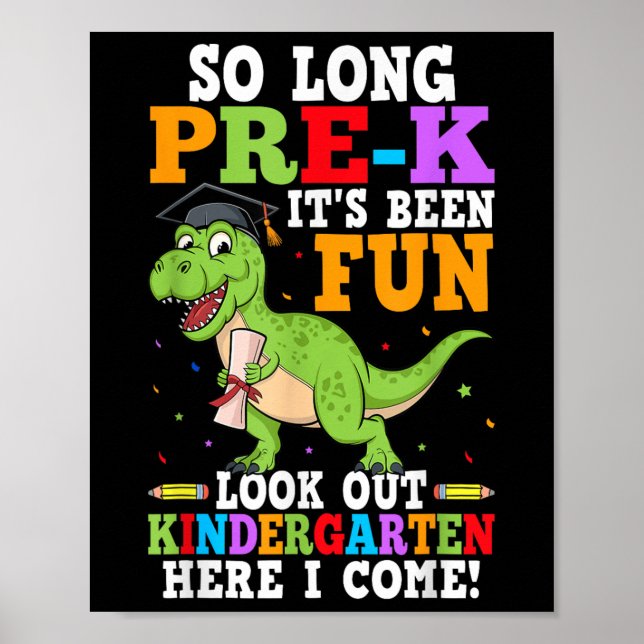 Så lång förk Preschool Studenten Kindergarten Han Poster (Framsidan)