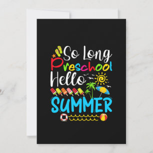 Så lång presskoolsommar Hej förra skoldagen. Spara Datumet