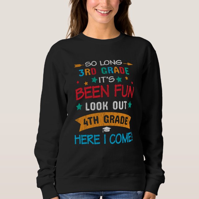 Så långa 3:e klass Se upp 4:e klass Elevpresent T Shirt (Framsida)
