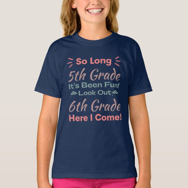 Så länge 5 Klass T Shirt (Framsida)