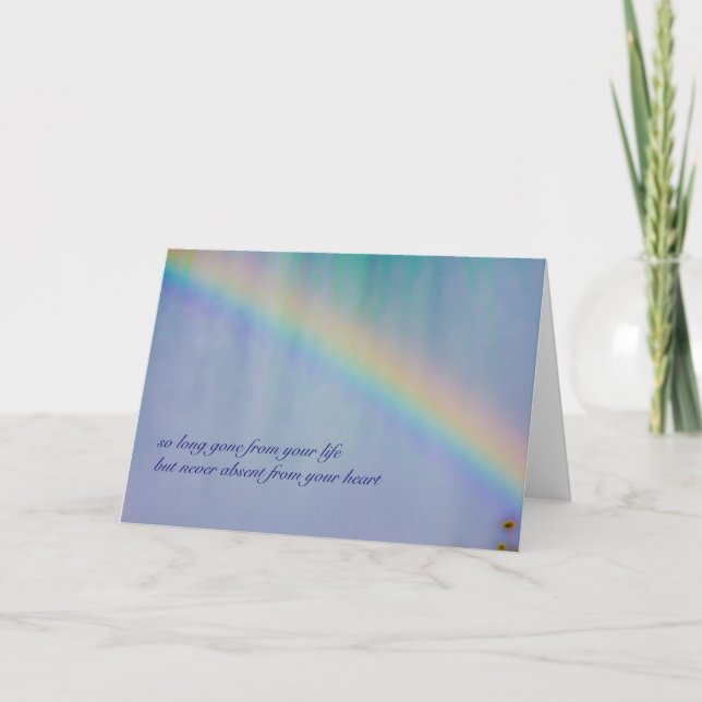 Så länge Borta sympati Kort (Framsida)