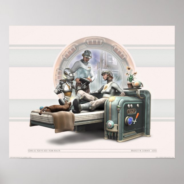 "Så länge du har Har din hälsa (20 x 16 tum) Poster (Framsidan)