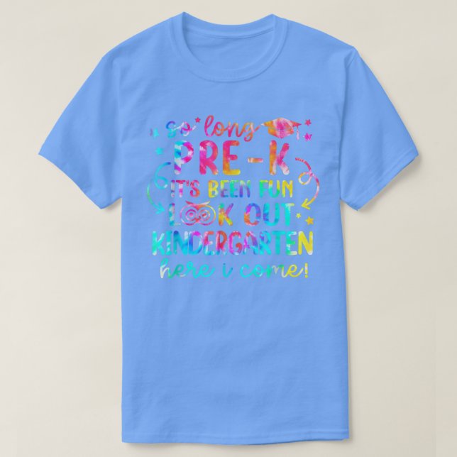 Så länge före K Kindergarten här i Kom Studenten  T Shirt (Design framsida)