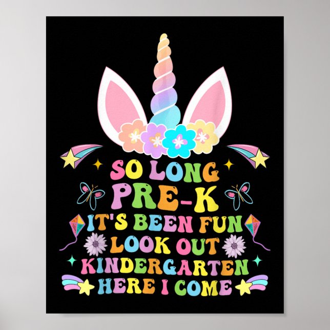 Så länge före k Studenten Kindergarten här i Kom Poster (Framsidan)