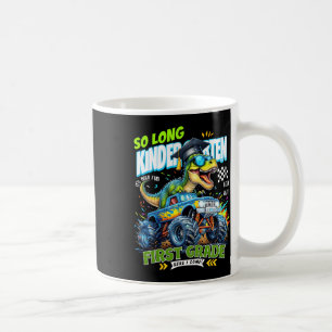 Så länge förskolegraduerande dinosaurie 1:a klass kaffemugg