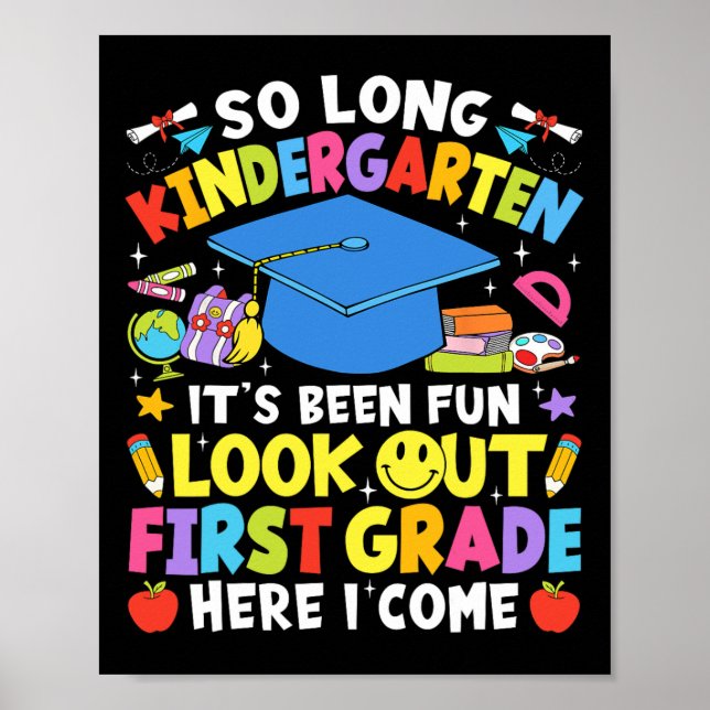 Så länge förskoleklass Examen Första klass Här kom Poster (Framsidan)
