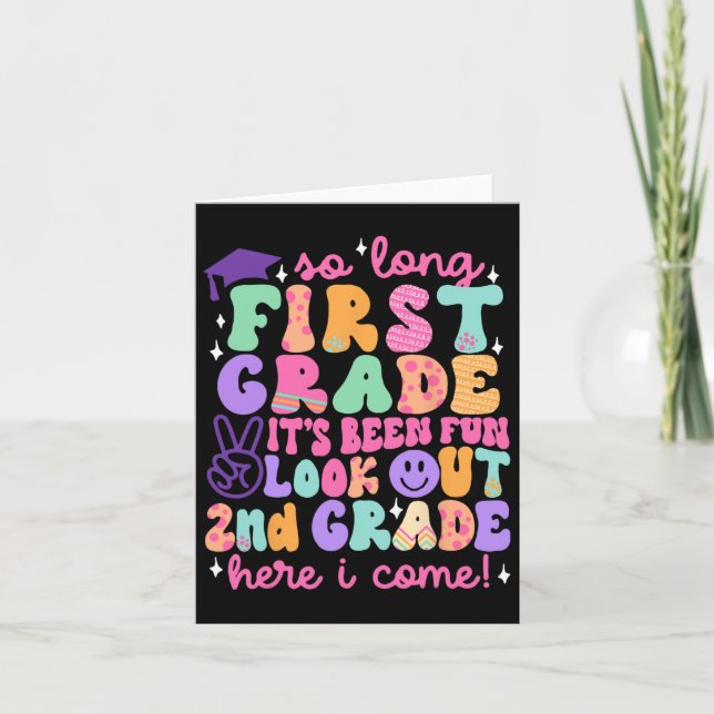 Så länge första Klass Studenten andra Klassen Kort (Framsida)