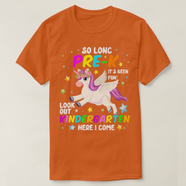 Så länge har jag Kom Unicorn Grad. T Shirt (Design framsida)