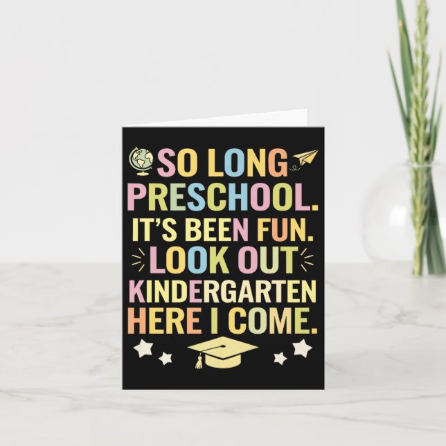 Så länge har Preschool varit Roligten Student i St Kort (Framsida)
