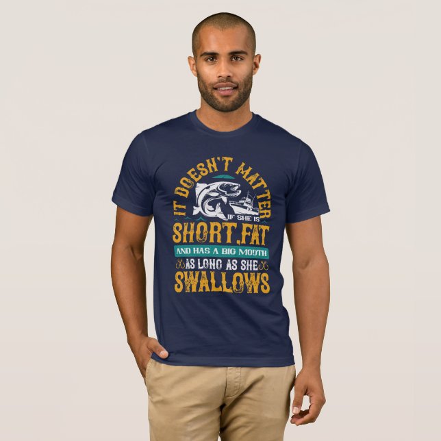 Så länge hon sväljer t shirt (Hel framsida)
