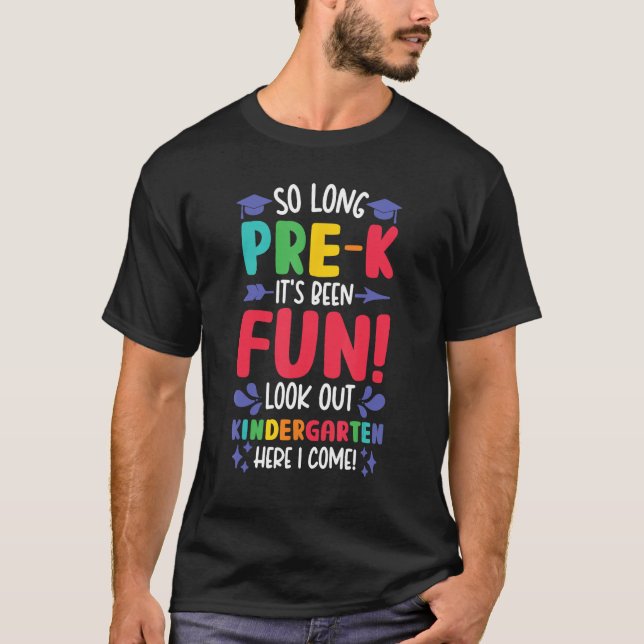 Så länge innan K tittar ut Kindergarten Funny Grad T Shirt (Framsida)