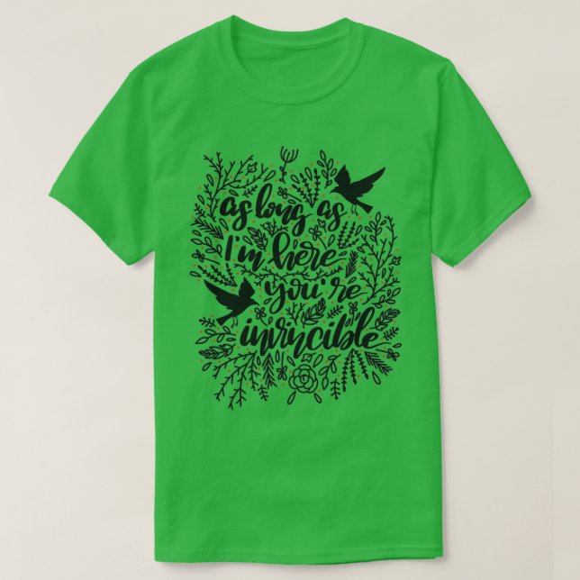 Så länge jag är här så är du oansenlig Haikyuu T Shirt (Design framsida)