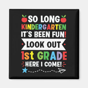 Så länge Kindergarten 1:a Klass här i Kom Graduat Magnet