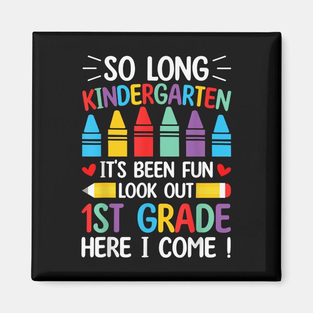 Så länge Kindergarten Studenten Klass 1 Magnet (Framsidan)