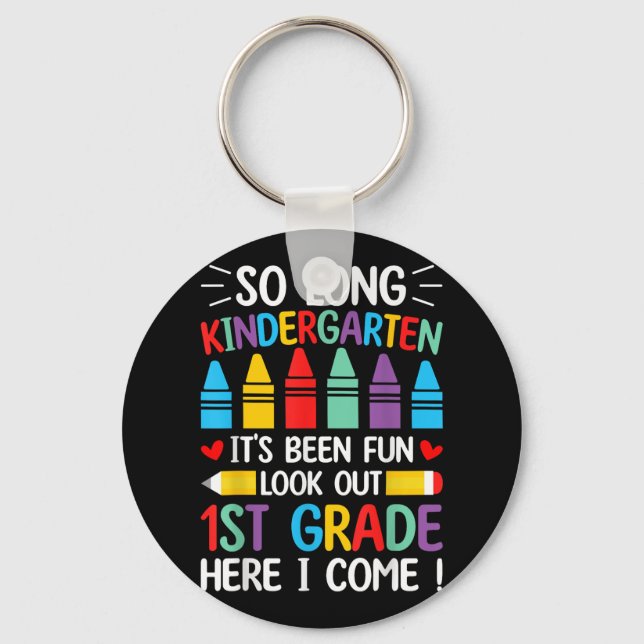 Så länge Kindergarten Studenten Klass 1 Nyckelring (Framsida)