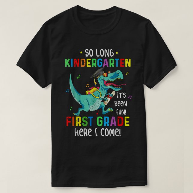 Så länge Kindergarten tittar ut 1:a Klass här, så  T Shirt (Design framsida)