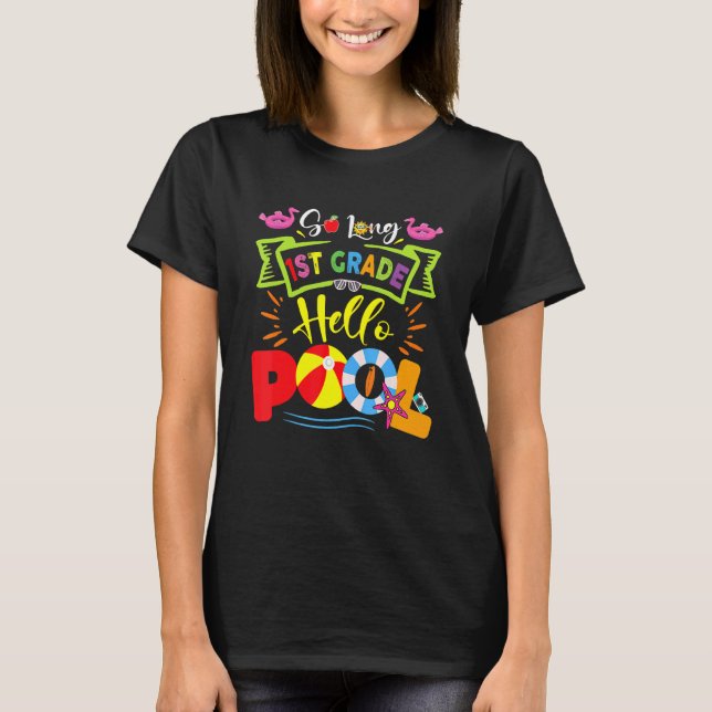 Så länge Klass Hej Lärare i Student T Shirt (Framsida)