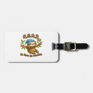 Så långsamt som möjligt - Cute Sloth ASAP Classic Bagagebricka