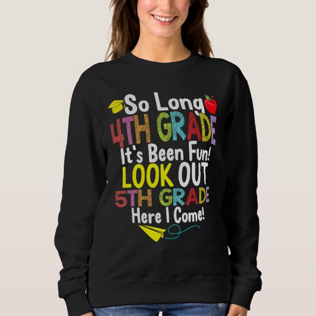 Så långt 4:e Klass 5:e Klass här i Kom Studenten T Shirt (Framsida)