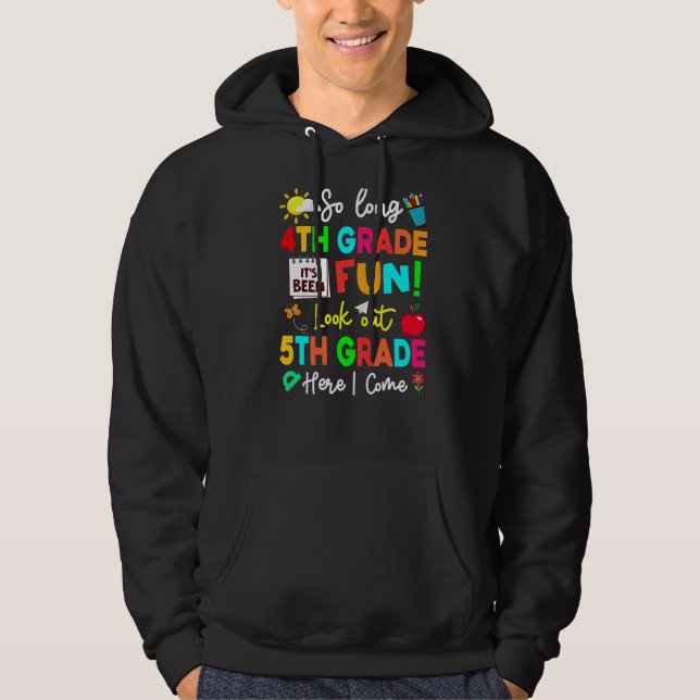 Så långt 4:e Klass, se 5:e Klass här i Kom G Hoodie (Framsida)