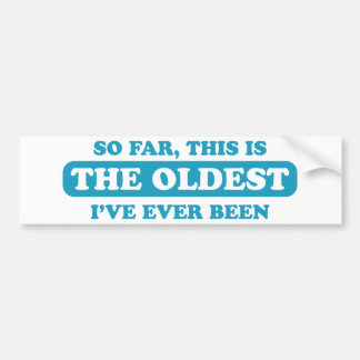 Så långt, är detta det äldst som jag har någonsin bildekal