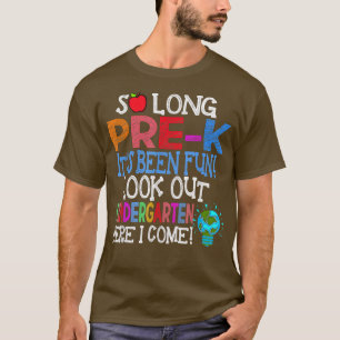 Så långt före K Kindergarten Här Kom pre-k gradu T Shirt