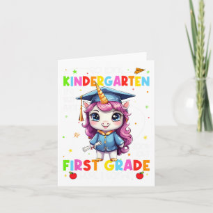 Så långt Kindergarten Studenten förra skoldagen Kort