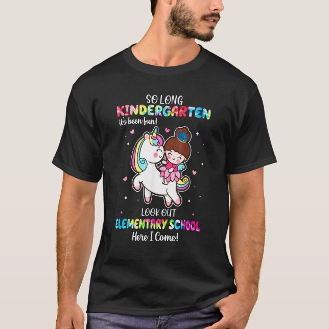 Så långt Mitten-skolan här i Kom High School Unic T Shirt (Framsida)