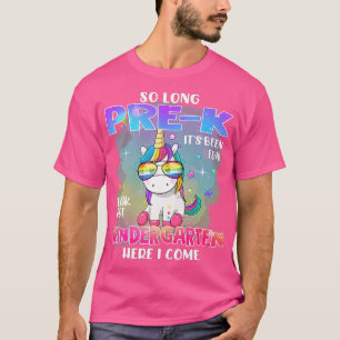 Så långt PreK Kindergarten här i Kom Studenten G T Shirt