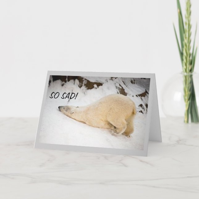 SÅ LEDSEN MISSLYCKAR DIG SÅ MYCKET! KORT (Framsida)