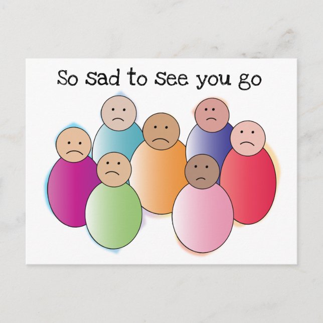 Så Ledsen Vykort (Framsida)