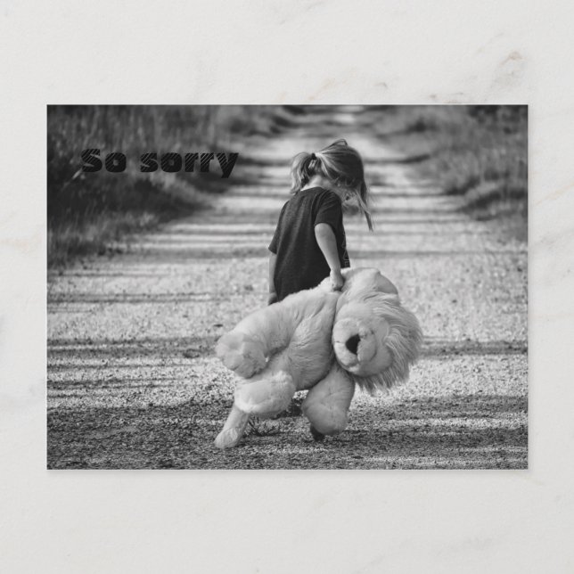 Så ledsen vykort (Framsida)