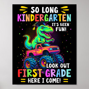 Så Long Kindergarten Studenten Monster Lastbil Din Poster