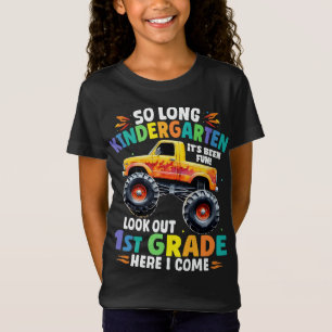 Så Long Kindergarten Studenten Monster Lastbil T Shirt