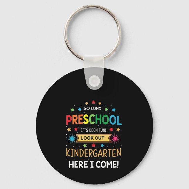 Så Long Preschool Studenten Student Lärare Kid Nyckelring (Framsida)