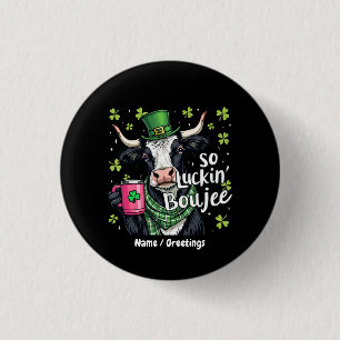 Så Lucky Boujee Retro St. Patrick's Day Knapp
