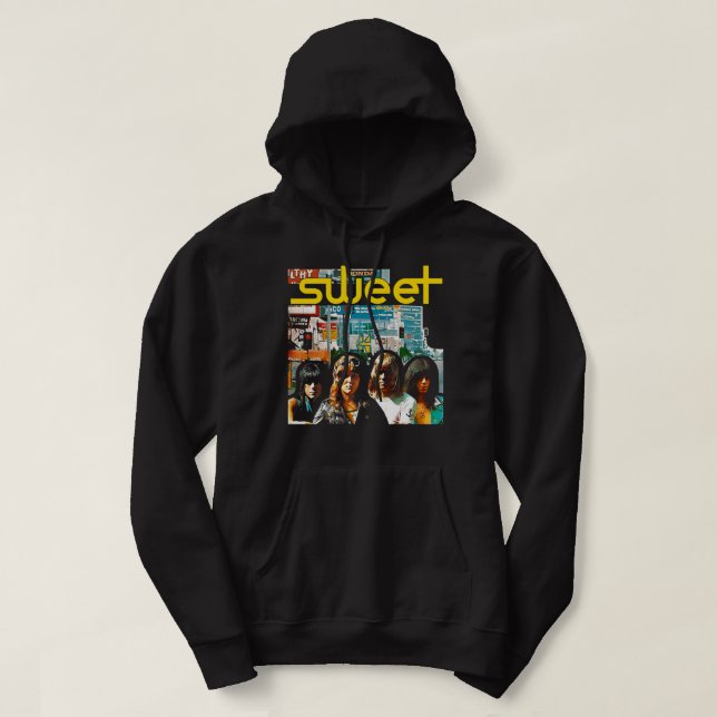 Så lustigt är det svenska Band Classic Fläkt Hoodie (Design framsida)
