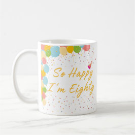 Så Lycklig är jag 80 Kaffemugg