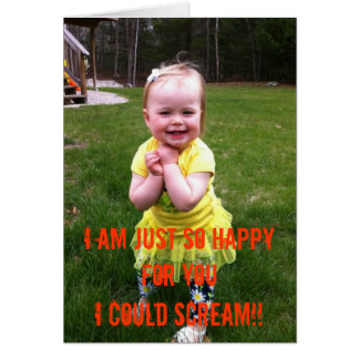 Så lyckligt för dig hälsningskort